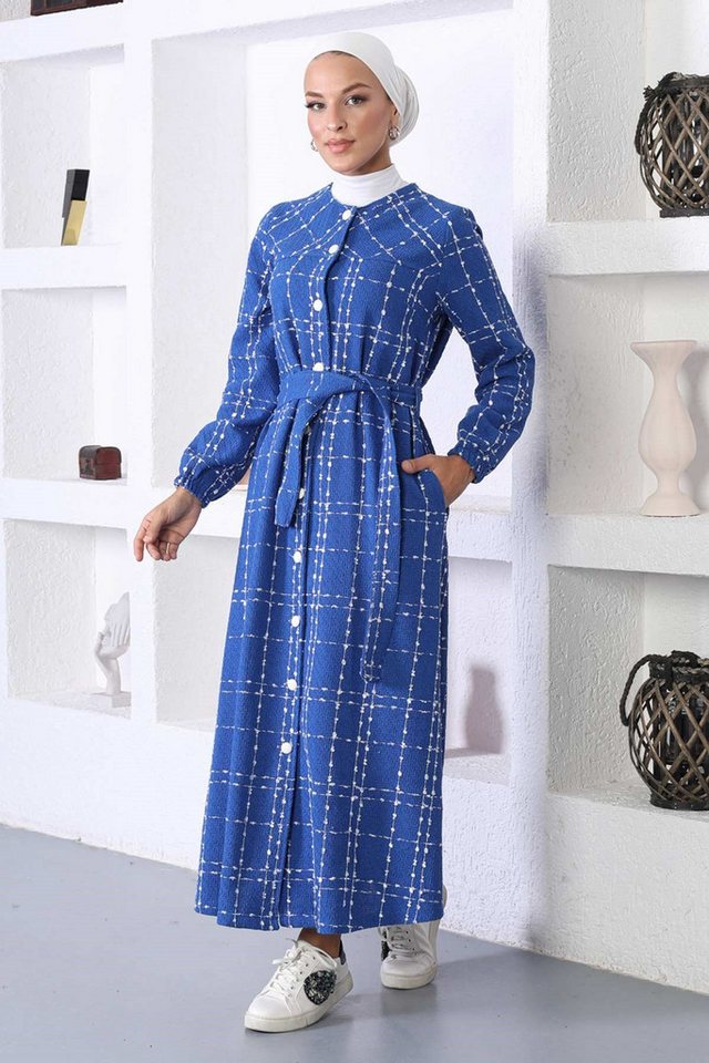 MODAMİHRAM Wintermantel Knopfleiste Mantel von MODAMİHRAM