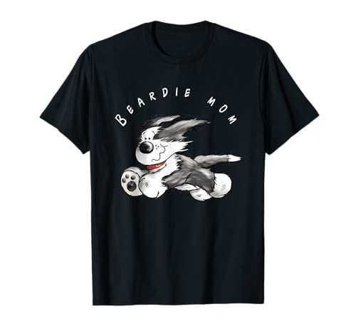 Beardie Mom I Bearded Collie Mama Hunde Frauchen T-Shirt Beardie Mom I Bearded Collie Mama Hunde Frauchen T-Shirt von MODARTIS