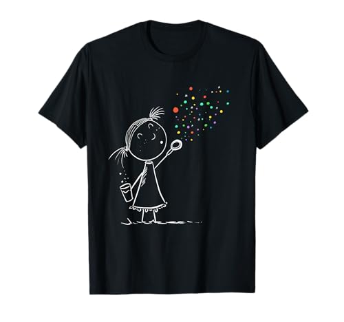 Magische Seifenblasen Verspieltes Design für Träumer Mädchen T-Shirt von MODARTIS