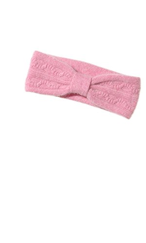 Modassori Damen-Mode Strickware Stirnband Wolle Angora Kaschmir Acryl weich kuschelig Pink uni Kollektion Sophia 2025 von MODASSORI