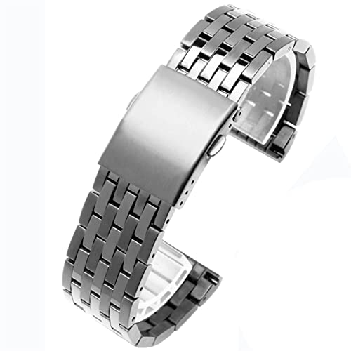 MODBAND Fit Diesel DZ4316 DZ7395 DZ7305 DZ7330 4358 Watch 24mm 26 Mm 28 Mm 30 Mm Hight Quality Duty Edelstahlgurt Für Männer Watchband(B-silver,22mm) von MODBAND