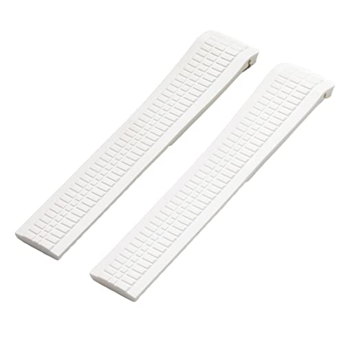 MODBAND Für Patek Philippe Aquanaut 5935A-001 Metallstifte Uhrengürtel 21 mm Gummiarmband(White,Golden buckle) von MODBAND