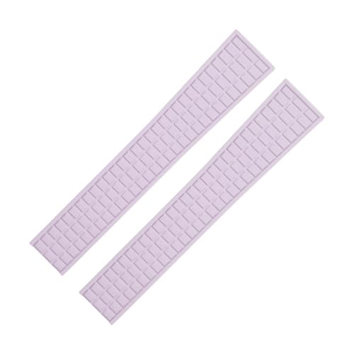 MODBAND Für Patek Armband für Philippe Aquanaut 5067A-001 Gürtelarmband 19 mm weiches Fluorkautschuk-FKM-Gummi-Uhrenarmband (Color : Purple, Size : 19MM) von MODBAND