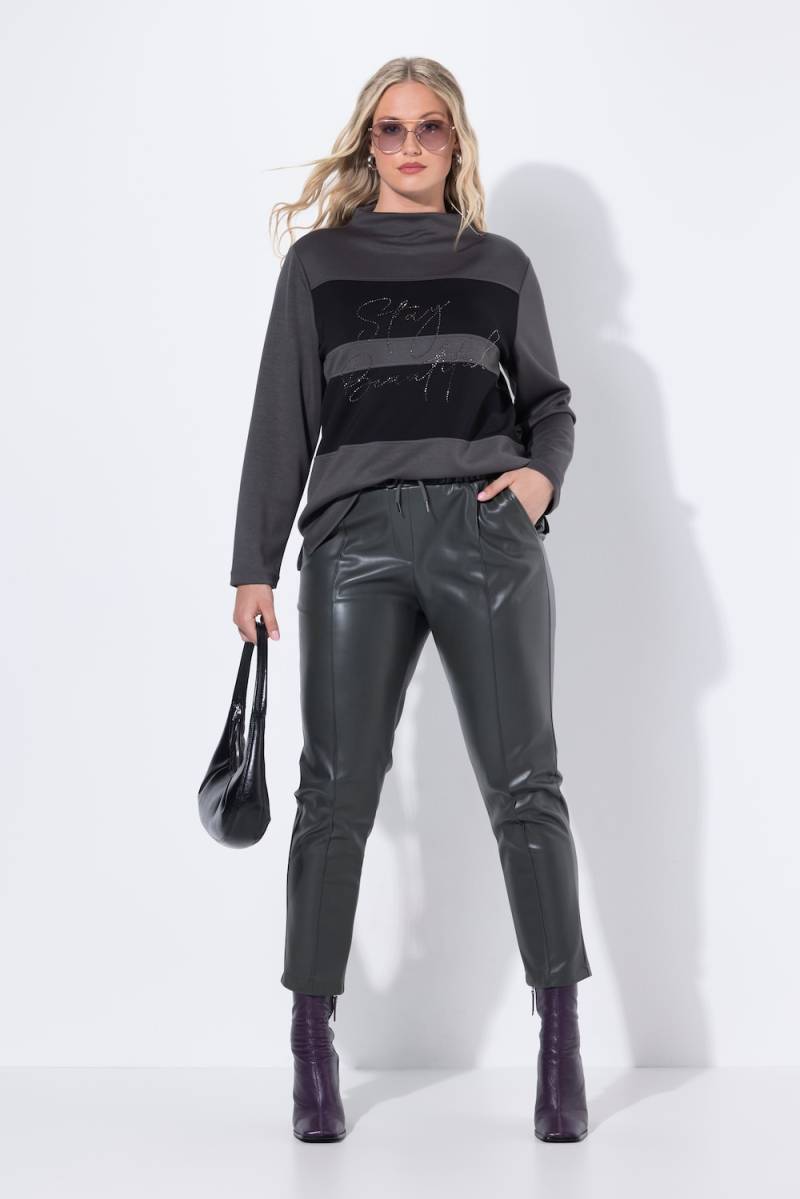 Große Größen 7/8-Hose, Damen, grau, Größe: 58, Polyester/Synthetische Fasern, Ulla Popken von MODERN VIEW