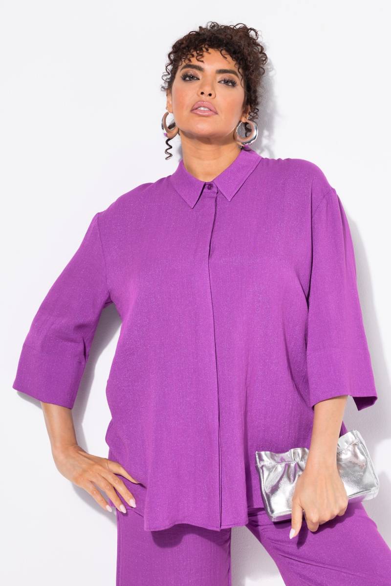 Große Größen Hemdbluse, Damen, lila, Größe: 46/48, Viskose/Synthetische Fasern, Ulla Popken Große Größen Hemdbluse, Damen, lila, Größe: 46/48, Viskose/Synthetische Fasern, Ulla Popken von MODERN VIEW