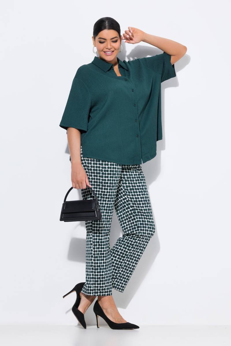 Große Größen Jerseyhose Sienna, Damen, türkis, Größe: 54/56, Polyester/Elasthan, Ulla Popken von MODERN VIEW