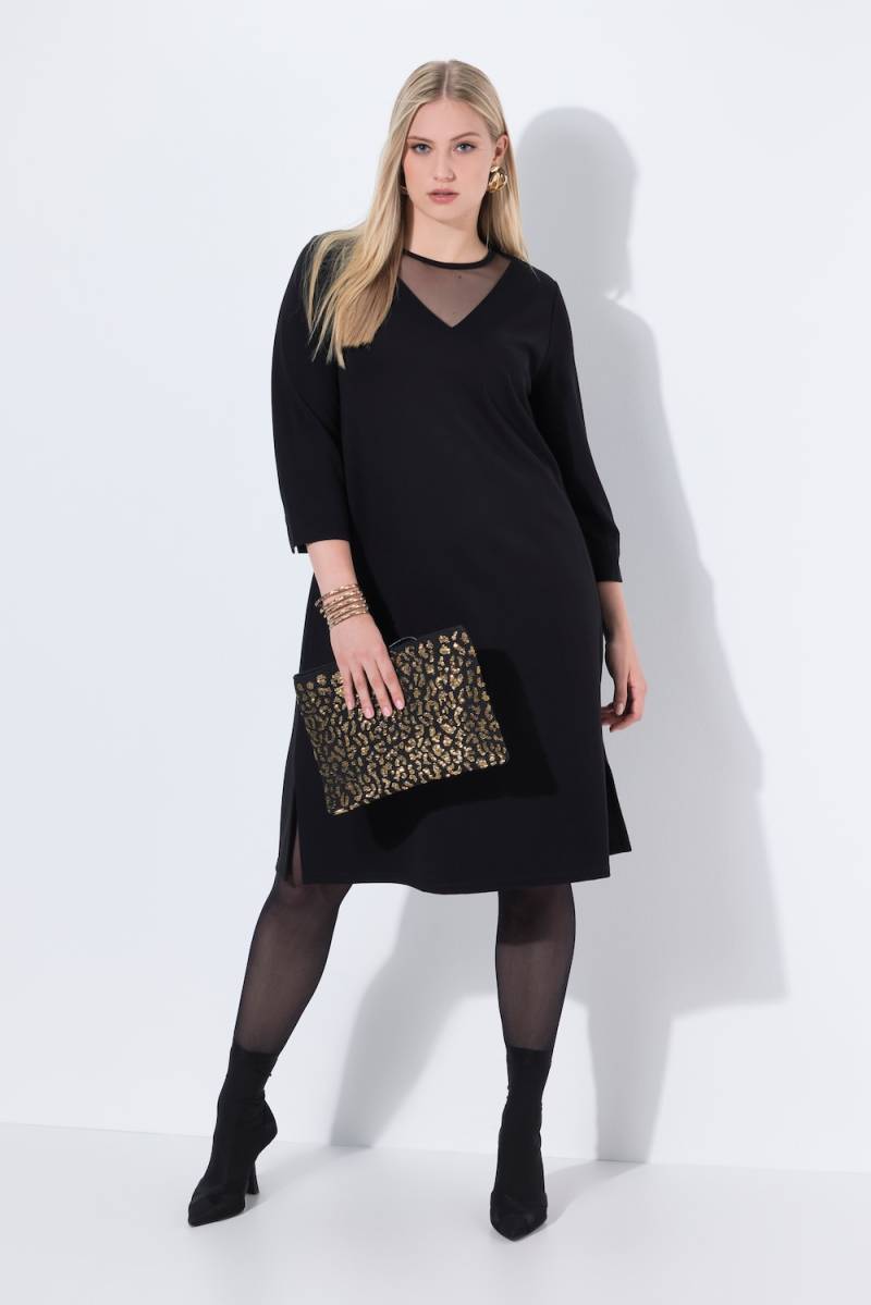 Große Größen Midikleid, Damen, schwarz, Größe: 54/56, Synthetische Fasern/Viskose, Ulla Popken Große Größen Midikleid, Damen, schwarz, Größe: 54/56, Synthetische Fasern/Viskose, Ulla Popken von MODERN VIEW