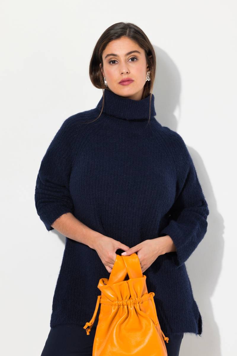Große Größen Pullover, Damen, blau, Größe: 42/44, Synthetische Fasern, Ulla Popken von MODERN VIEW
