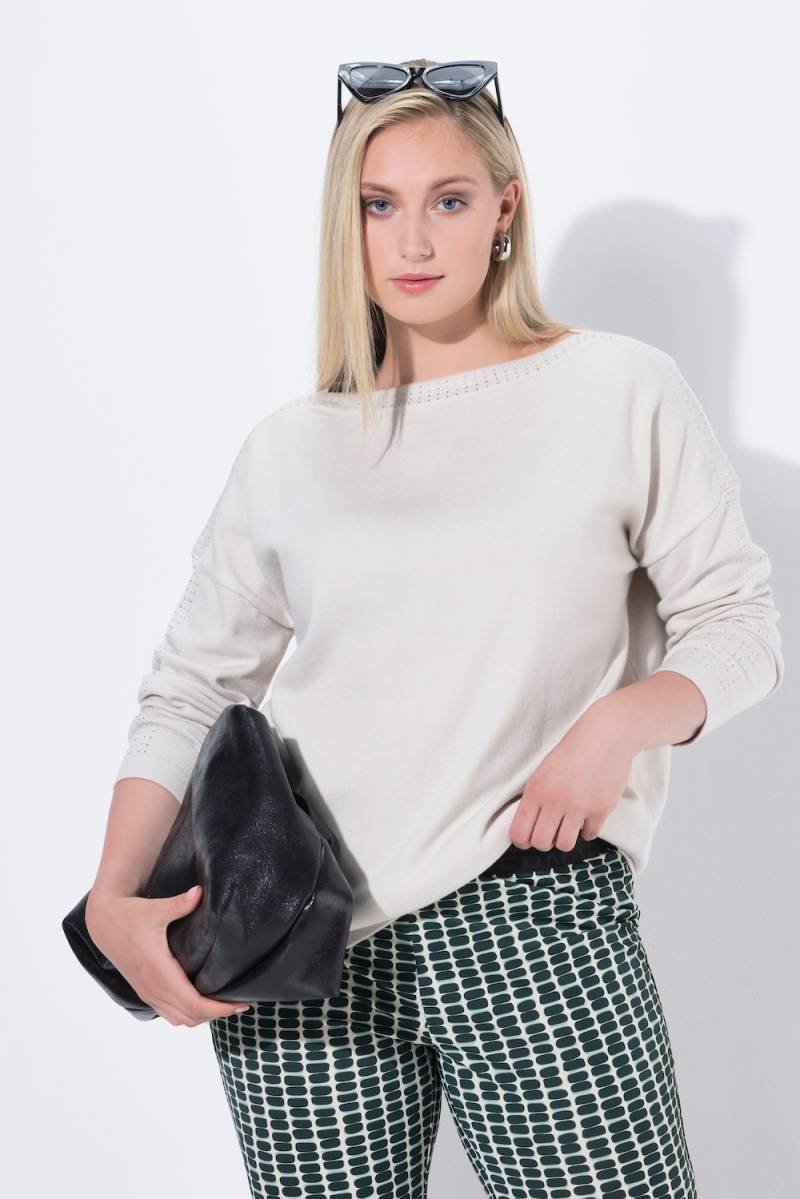 Große Größen Pullover, Damen, grau, Größe: 58/60, Viskose/Polyester/Synthetische Fasern, Ulla Popken von MODERN VIEW