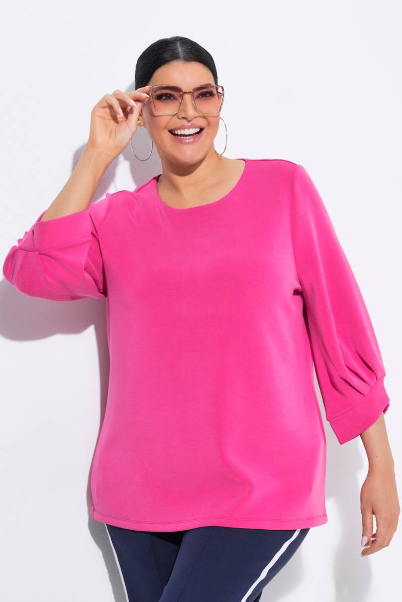Große Größen Sweatshirt, Damen, rosa, Größe: 42/44, Synthetische Fasern/Polyester, Ulla Popken von MODERN VIEW