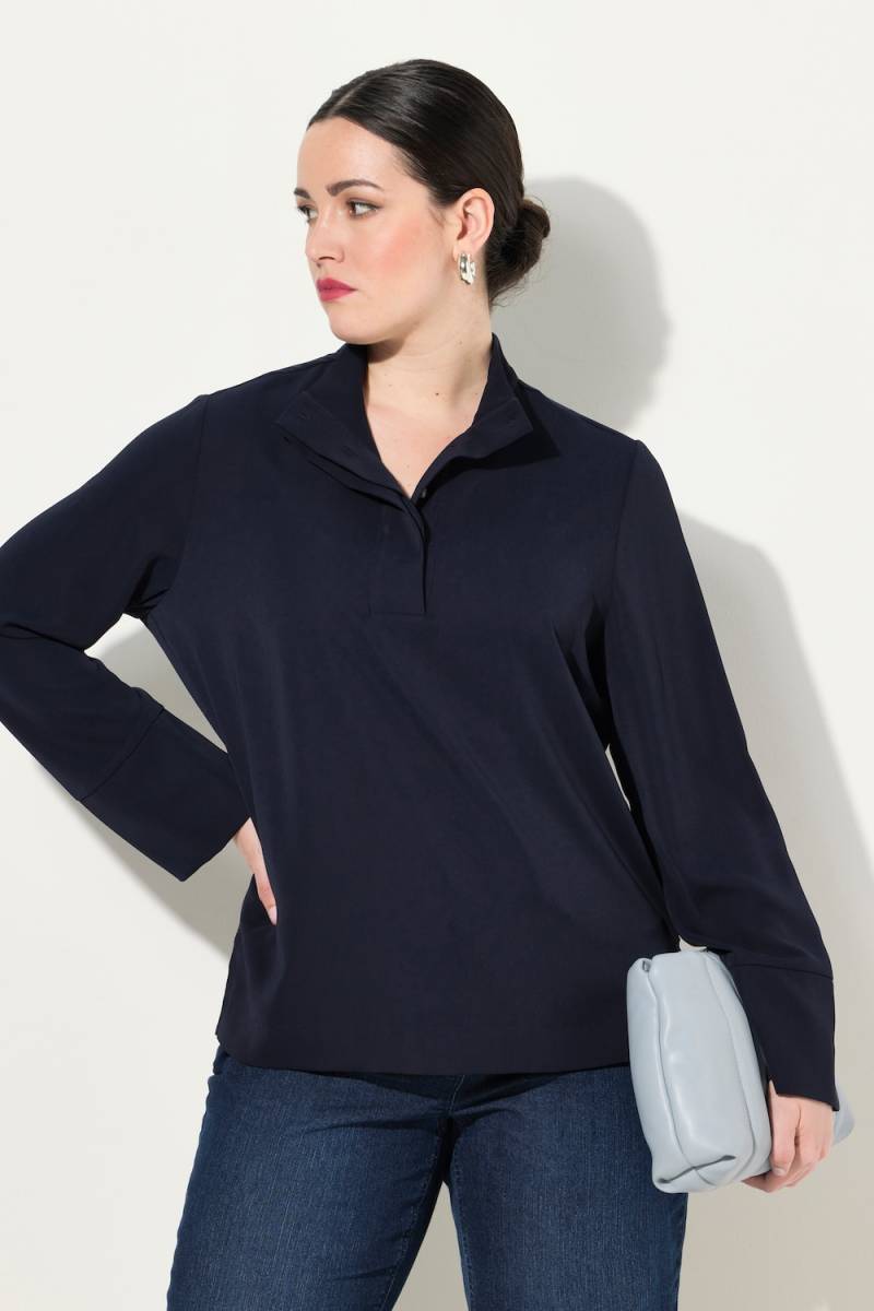 Große Größen Tunika, Damen, blau, Größe: 58/60, Polyester, Ulla Popken von MODERN VIEW