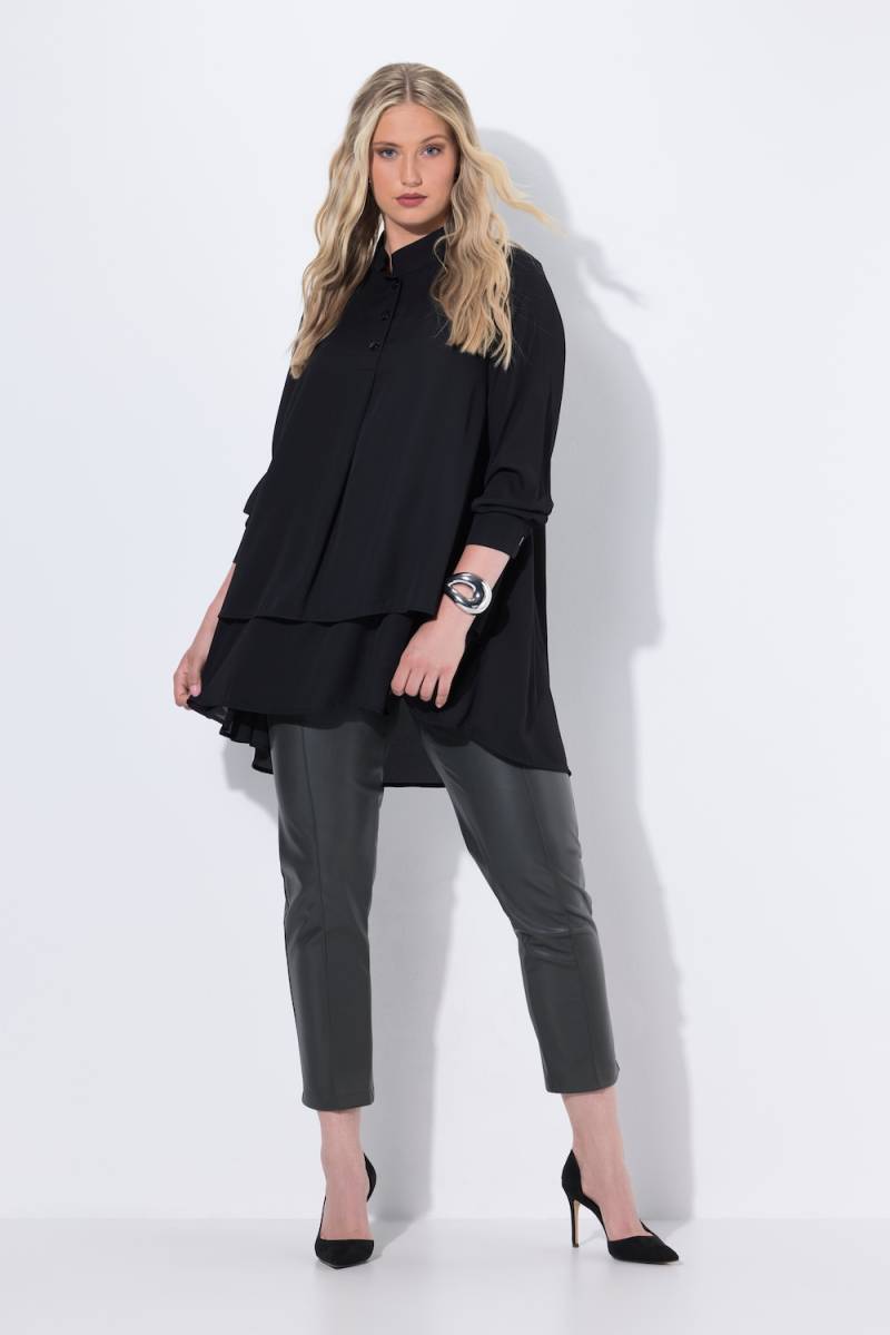 Große Größen Tunika, Damen, schwarz, Größe: 54/56, Polyester, Ulla Popken von MODERN VIEW