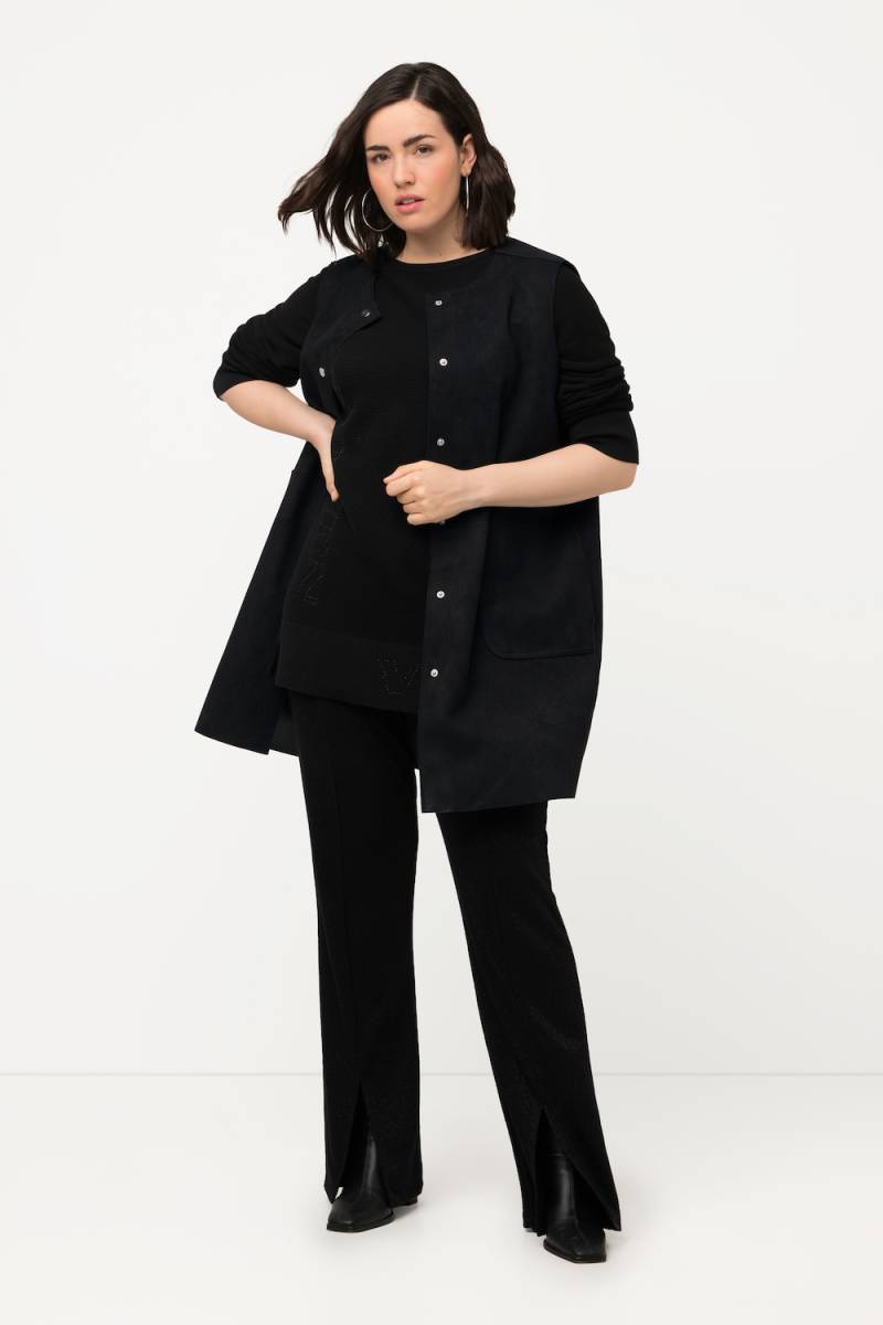 Große Größen Wendeweste, Damen, schwarz, Größe: 50/52, Polyester/Synthetische Fasern, Ulla Popken von MODERN VIEW