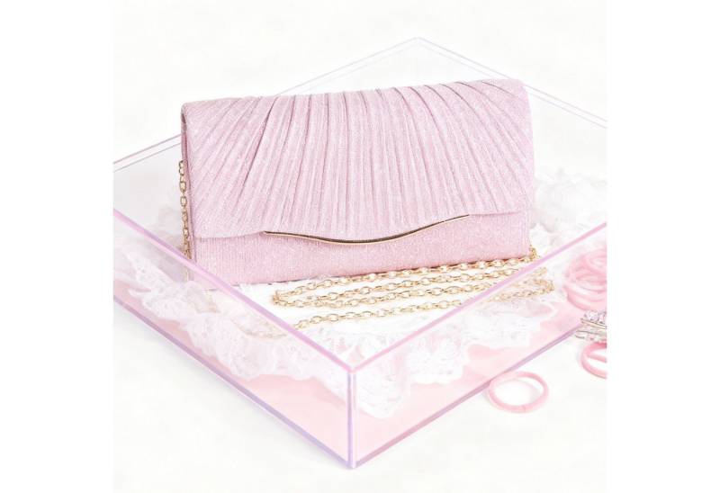 MODFU Abendtasche Funkelnde Handtasche Damen Kosmetik-Etui Crossbody (Kompakte Maße mit praktischem Kartenfach Abnehmbare 120-cm-Kette, 1-tlg., für Hand- Schulter- oder Crossbody-Trageweise), für Hochzeiten Partys Bankette und festliche Events von MODFU