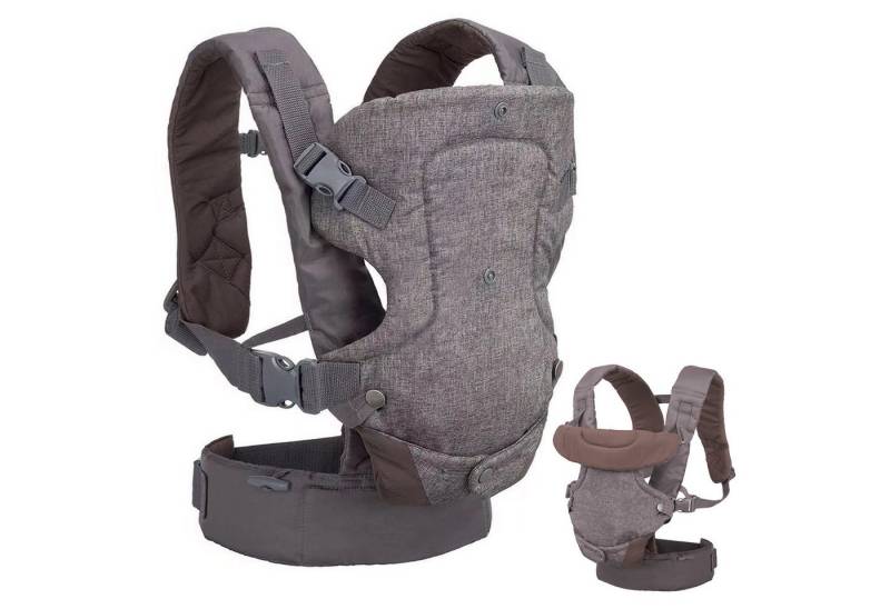 MODFU Bauchtrage Tragegurt Baby Multifunktionale Tragehilfe Kleinkindtrage (Ergonomisch Bauch- und Rückentrage mit verstellbarem Sitz, 1-tlg., gemütlich leichtgewichtig 4 Trageoptionen), Atmungsaktiv Tragehilfe für Neugeborene und Kleinkinder (3–36 Monate) von MODFU