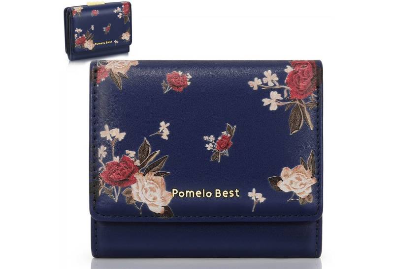 MODFU Geldbörse Handytasche Geldbeutel Münzfach Portemonnaie (Frauen Handtasche Ledergeldbörse Brieftasche mit 6 Kartenfächer, Slim Wallet, Kreditkartenetui, Kartenetui, Kartenhalter), NFC RFID-Schutz mit Münzfach 9,2 x 12 x 3,3 cm von MODFU