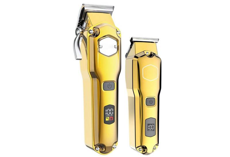 MODFU Haarschneider Haarschneidemaschine Barttrimmer Haartrimmer Bartschneider Trimmer, profi Barber Rasierer Herren Elektrisch Herrenhaarschneider LED Akku, Haarschneideset Wasserdichter für Barthaar Kopfhaar Friseure usw von MODFU