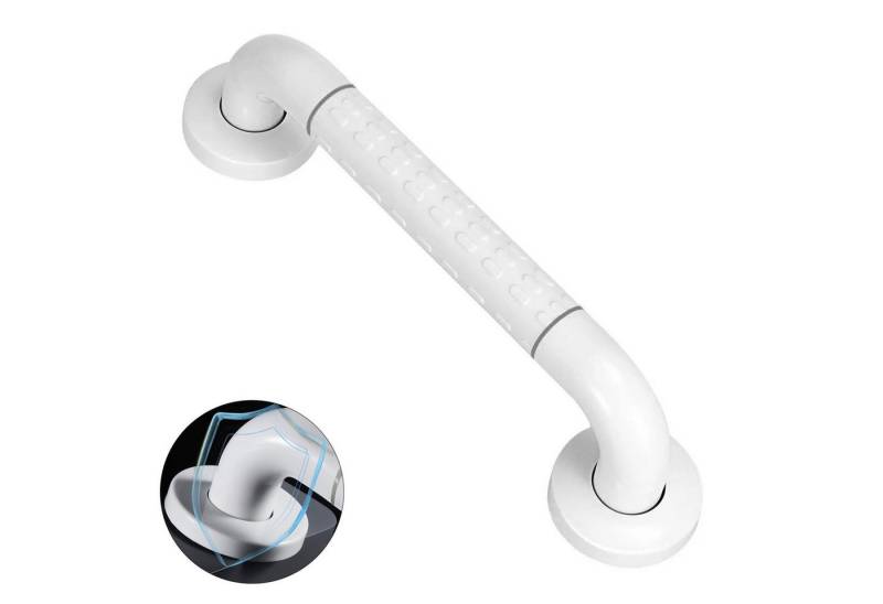 MODFU Haltegriff 40 cm Sicherheitsgriff rutschfest Duschgriffe, belastbar bis 120 kg, multifunktional Installationswinkel Handlauf für WC Dusche Toilette von MODFU