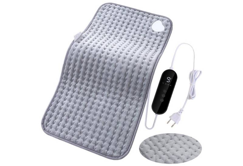MODFU Heizkissen Elektrisches Heizdecke Wärmekissen Rücken Heizauflage Körperheizkissen, mit 3 Temperaturstufen automatischer Abschaltung schnelles Aufheizen 1-tlg., 2,9 Meter langem Kabel 30x60 cm Heizkissen für Rücken Bauch Beine, Erwärmt sich gleichmäßig praktisches Bedienfeld waschbar von MODFU