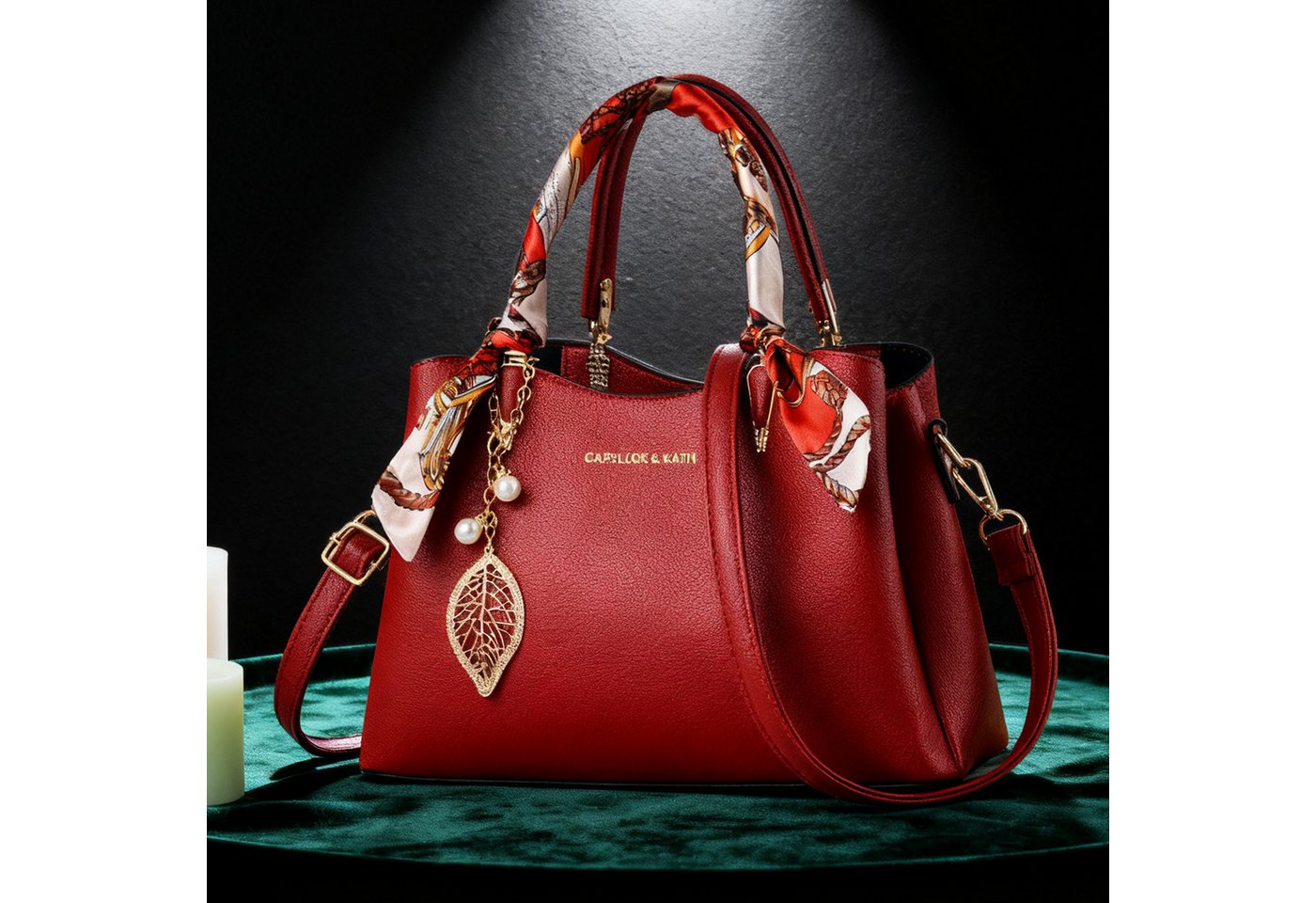 MODFU Henkeltasche Handtasche Umhängetasche Tragetasche Aktentasche Tasche Damen (abnehmbarer Schulterriemen vielseitig tragbar Alltags Business-Tasche, 1-tlg., 3 Hauptfächer Reißverschluss- und Handyfach), Vielseitig für Alltag Partys Geschäftstermine und stilvolles Geschenk von MODFU