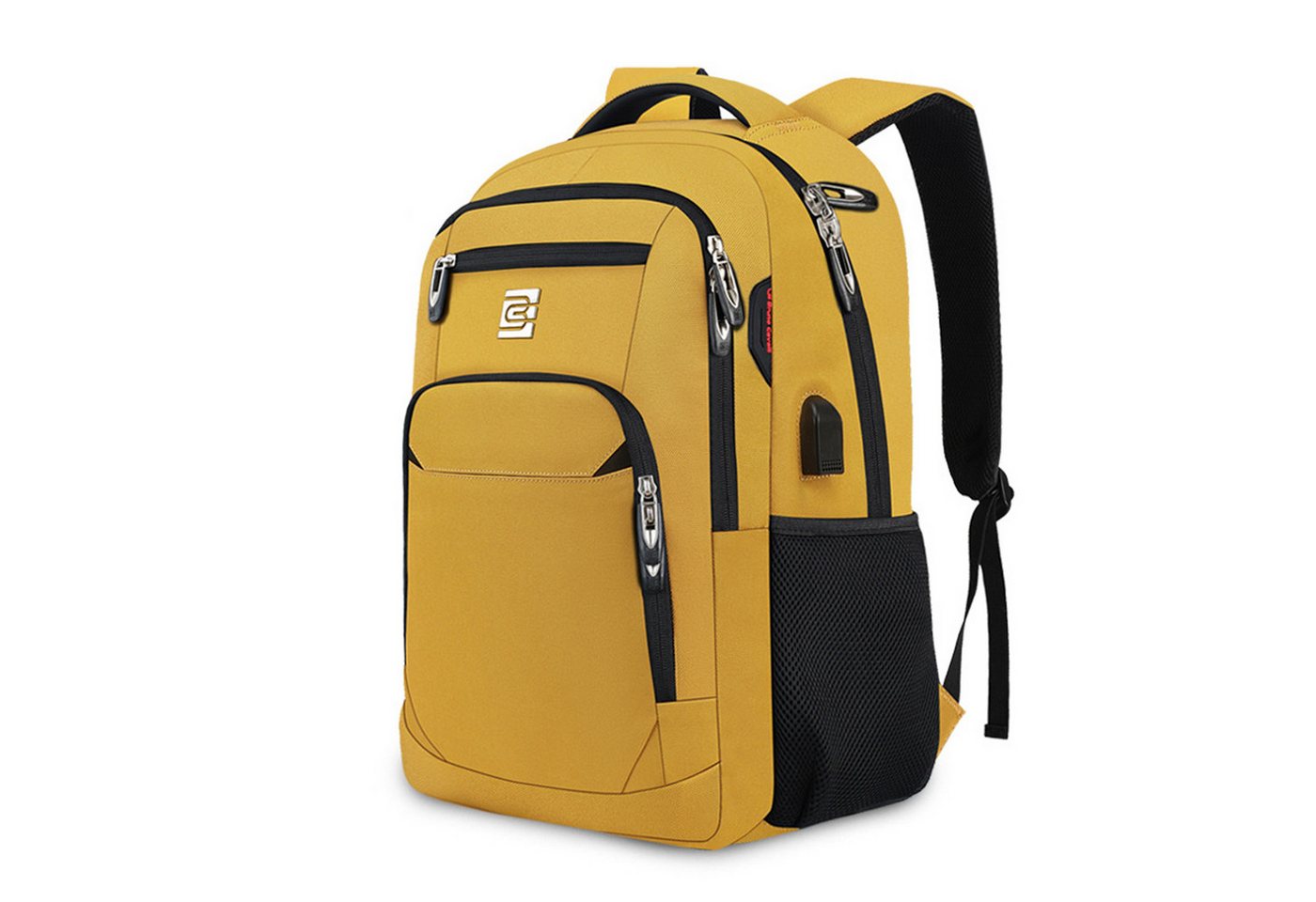 MODFU Laptoprucksack Laptop Rucksack Rucksäcke Schulrucksack Laptoptasche Wasserbeständig (Laptop Notebook Tasche Schule Uni Rucksack Freizeitrucksack, Sportrucksack, mit USB-Anschluss, Anti-Diebstahl, Backpack mit Laptopfach), Herren Damen Jungen Teenager Freizeit Arbeit Business Reisen von MODFU