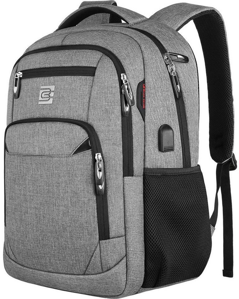 MODFU Laptoprucksack Laptop Rucksack Rucksäcke Schulrucksack Laptoptasche Wasserbeständig (Laptop Notebook Tasche Schule Uni Rucksack Freizeitrucksack, Sportrucksack, mit USB-Anschluss, Anti-Diebstahl, Backpack mit Laptopfach), Herren Damen Jungen Teenager Freizeit Arbeit Business Reisen von MODFU