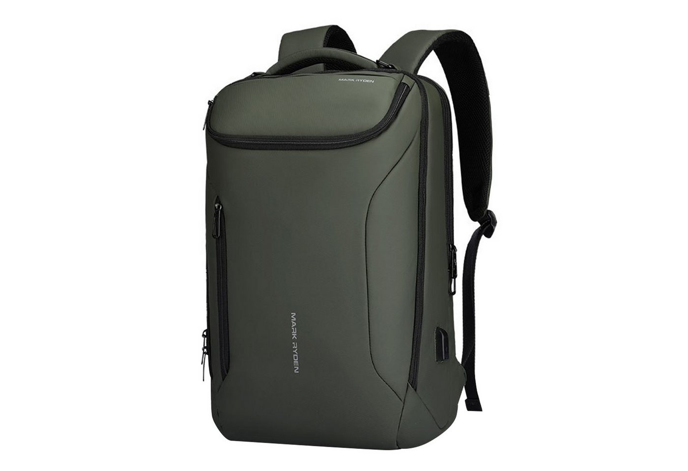 MODFU Reiserucksack Laptoprucksack Laptop Rucksack Rucksäcke Freizeitrucksack Laptoptasche (Reisen Notebook Laptop Tasche Schule Uni Rucksack Handgepäck, mit USB-Lade-Anschluss, Anti-Diebstahl, Backpack mit Laptopfach), für Herren Damen Jungen Teenager Freizeit Arbeit Business Reisen von MODFU