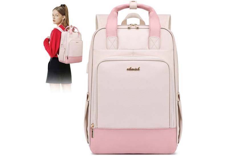 MODFU Rucksack Laptoprucksack Reiserucksack Schulrucksack Rucksäcke (Laptop Notebook Tasche Schule Uni Rucksack, Sportrucksack, mit USB-Anschluss, Wasserdicht), Herren Damen Jungen Freizeit Arbeit Business Reisen Geschenk von MODFU