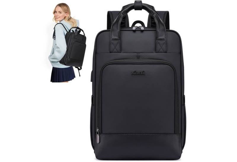 MODFU Rucksack Laptoprucksack Reiserucksack Schulrucksack Rucksäcke (Laptop Notebook Tasche Schule Uni Rucksack, Sportrucksack, mit USB-Anschluss, Wasserdicht), Herren Damen Jungen Freizeit Arbeit Business Reisen Geschenk von MODFU