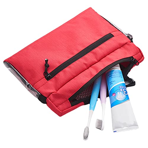 Mesh Duschtasche – Reißverschluss Kleine Tasche | Wasserdichte Kristallklare Kulturbeutel M Flugreisen Kosmetiktasche Set mit Reißverschluss für Damen Herren Modgal von MODGAL