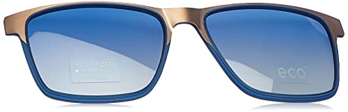 MODO & ECO Herren SANAGA Clip on Sonnenbrille, Navy, 54 von MODO & ECO