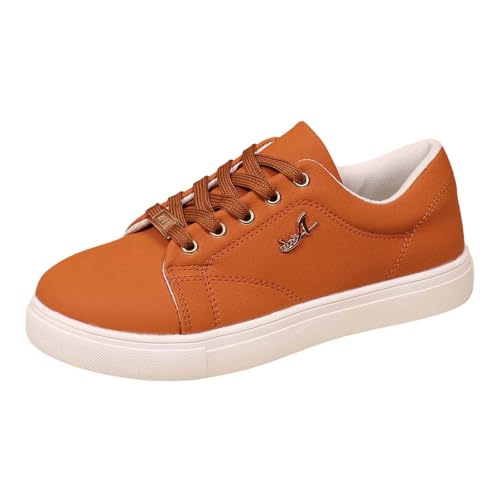Damen Low-Cut Sneaker Canvas Flache Schuhe Frauen Beiläufige Schuhe Winter Herbst Turnschuhe Beuqem Einfarbig Brautschuhe Flach Damenschuhe Segeltuchschuhe von MODSGUE