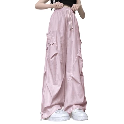 Damen Vintage Star Patchwork Y2K Baggy Jeans Hoch Taillierte Hose Mit Geradem Bein Emo Grunge Denim Hose Lockere Passform Bequem Loose Hosen Streetwear von MODSGUE