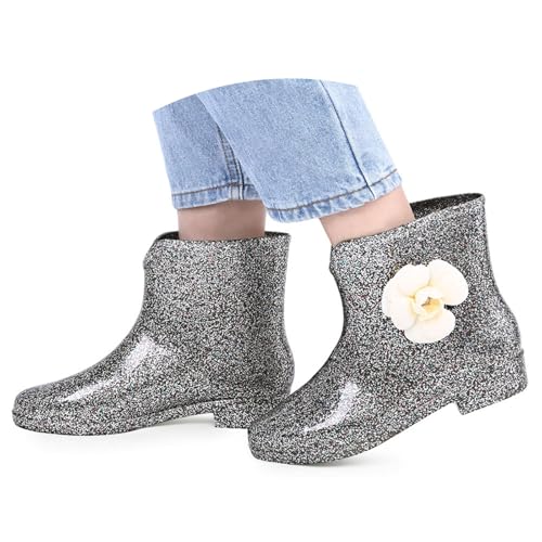 Damenstiefel Glänzend Silber Kurze Stiefeletten Dickem Absatz und Seitlichem Damenschuhe Reißverschluss Mode Kurzstiefel Britischen Stil Kunstleder Stiefel Frauen Karneval Damenstiefel Glänzend Silber Kurze Stiefeletten Dickem Absatz und Seitlichem Damenschuhe Reißverschluss Mode Kurzstiefel Britischen Stil Kunstleder Stiefel Frauen Karneval von MODSGUE