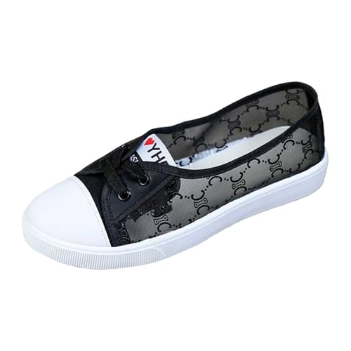 Freizeitschuhe Damen Bestickte Sneaker Spitze Atmungsaktive Walkingschuhe Basic Laufschuhe Leicht Sportlich Flache Schuhe Stoffschuhe Elegante Frauen Schnürhalbschuhe Freizeitschuhe Damen Bestickte Sneaker Spitze Atmungsaktive Walkingschuhe Basic Laufschuhe Leicht Sportlich Flache Schuhe Stoffschuhe Elegante Frauen Schnürhalbschuhe von MODSGUE
