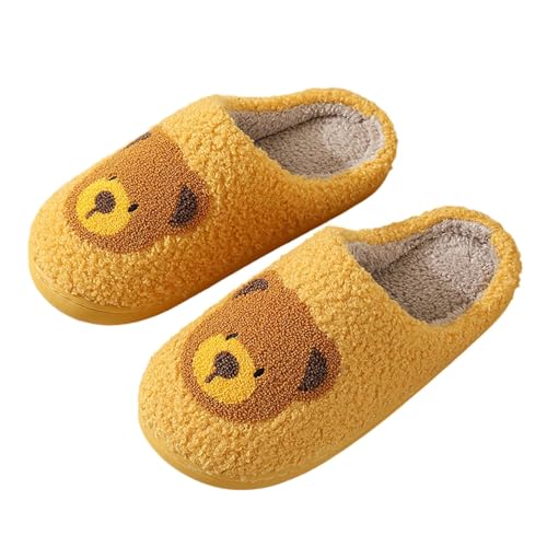 Hausschuhe Damen Winter Tiere Wärme Erwachsene Memory Schaum Winterhausschuhe Cartoon Bär Flauschige Schlüpfen Liebespaar Pantoffeln Weiche Rutschfest Slippers Hausschuhe Damen Winter Tiere Wärme Erwachsene Memory Schaum Winterhausschuhe Cartoon Bär Flauschige Schlüpfen Liebespaar Pantoffeln Weiche Rutschfest Slippers von MODSGUE