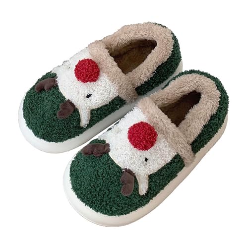 Hausschuhen Weihnachten Rentierschuhe Damen Warme Plüsch Pantoffeln Weiche Bequeme rutschfeste Slippers Indoor Outdoor Junge,Basic Mädchen Elch Gemütlich Schuhe für Gäste Hausschuhen Weihnachten Rentierschuhe Damen Warme Plüsch Pantoffeln Weiche Bequeme rutschfeste Slippers Indoor Outdoor Junge,Basic Mädchen Elch Gemütlich Schuhe für Gäste von MODSGUE