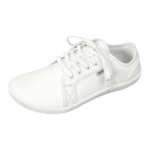 MODSGUE Barfußschuhe Herren, Barfussschuhe rutschfest Atmungsaktive Flache, Herren Künstliches PU Sportschuhe Herbst Minimalistische Trekkingschuhe Wanderschuhe von MODSGUE