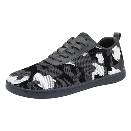 MODSGUE Barfußschuhe Herren Breite Barfuss Schuhe Weich Bequem Walkingschuhe Fitnessschuhe Trailrunning Barfussschuhe Sneaker Outdoor Leichtgewichts Gym Turnschuhe von MODSGUE