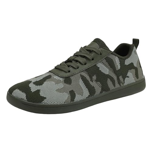 MODSGUE Barfußschuhe Herren Breite Barfuss Schuhe Weich Bequem Walkingschuhe Fitnessschuhe Trailrunning Barfussschuhe Sneaker Outdoor Leichtgewichts Gym Turnschuhe von MODSGUE