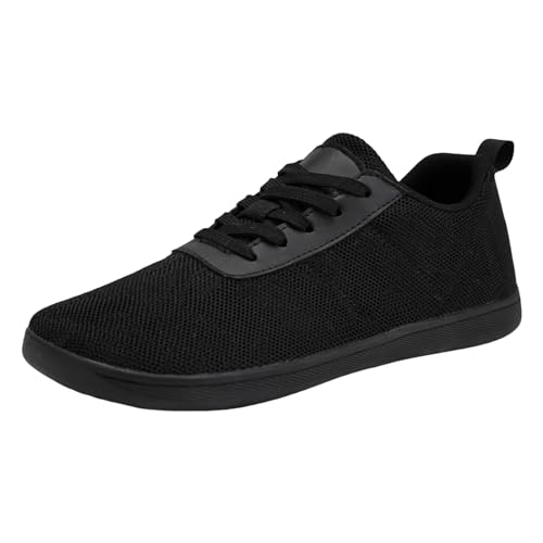 MODSGUE Barfußschuhe Herren Sommer Breite Barfuss Schuhe Minimalistische Outdoor Trail Running Walking Schuhe Weich Bequem Fitnessschuhe Casual Weit Zehenschuhe von MODSGUE