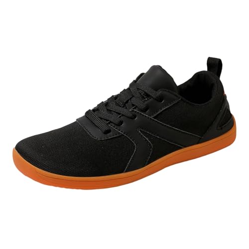 MODSGUE Canvas Schuhe Herren Freizeitschuhe Boardschuhe Slip-on Walkingschuhe Turnschuhe Outdoor Joggingschuhe Bequeme Schnürschuhe für Alltag & Spaziergänge mit Nahtdetails von MODSGUE