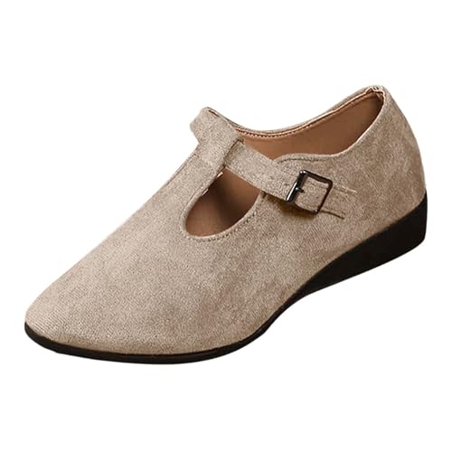 MODSGUE Damen Große Größe Stiefeletten Elegant Ankle Boots Mit Blockabsatz Herbst Winter Kurz Stiefel Mit Doppelter Reißverschluss Retro Wildleder Booties Freizeit Knöchel Schuhe von MODSGUE