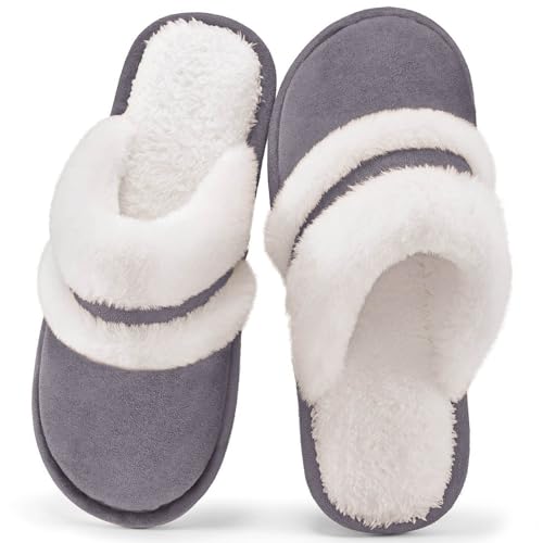 MODSGUE Damen Hausschuhe Winter Weiche Flache Plüsch Flauschige Bequeme Pantoffeln mit Gefüttert Warm Schuhe Slipper Gäste Einfarbig Rutschfeste Puschen für Innenbereich MODSGUE Damen Hausschuhe Winter Weiche Flache Plüsch Flauschige Bequeme Pantoffeln mit Gefüttert Warm Schuhe Slipper Gäste Einfarbig Rutschfeste Puschen für Innenbereich von MODSGUE