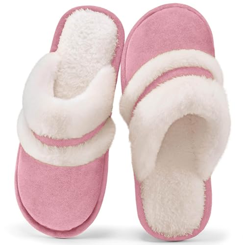 MODSGUE Damen Hausschuhe Winter Weiche Flache Plüsch Flauschige Bequeme Pantoffeln mit Gefüttert Warm Schuhe Slipper Gäste Einfarbig Rutschfeste Puschen für Innenbereich MODSGUE Damen Hausschuhe Winter Weiche Flache Plüsch Flauschige Bequeme Pantoffeln mit Gefüttert Warm Schuhe Slipper Gäste Einfarbig Rutschfeste Puschen für Innenbereich von MODSGUE
