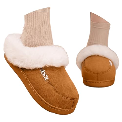 MODSGUE Damen Hausschuhe Winter Weiche Flache Plüsch Flauschige Pantoffeln mit Gefüttert Warm Slipper Gäste Rutschfeste Puschen Outdoor/Indoor Einfarbig hüttenschuhe MODSGUE Damen Hausschuhe Winter Weiche Flache Plüsch Flauschige Pantoffeln mit Gefüttert Warm Slipper Gäste Rutschfeste Puschen Outdoor/Indoor Einfarbig hüttenschuhe von MODSGUE