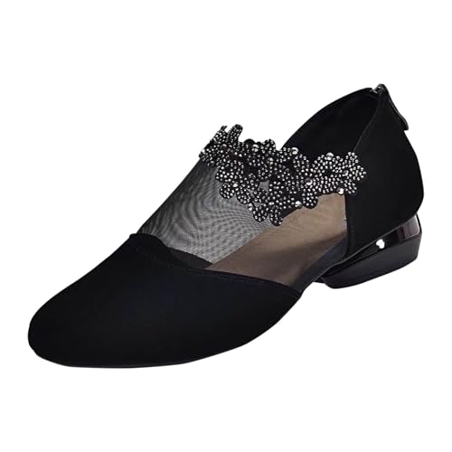 MODSGUE Damen Hohle Mesh Stiefeletten Retro Spitze Hochzeit Strass Geschlossene mit Blockabsatz Modische Netz Damenschuhe Bootsschuhe Freizeitschuhe Partyschuhe MODSGUE Damen Hohle Mesh Stiefeletten Retro Spitze Hochzeit Strass Geschlossene mit Blockabsatz Modische Netz Damenschuhe Bootsschuhe Freizeitschuhe Partyschuhe von MODSGUE