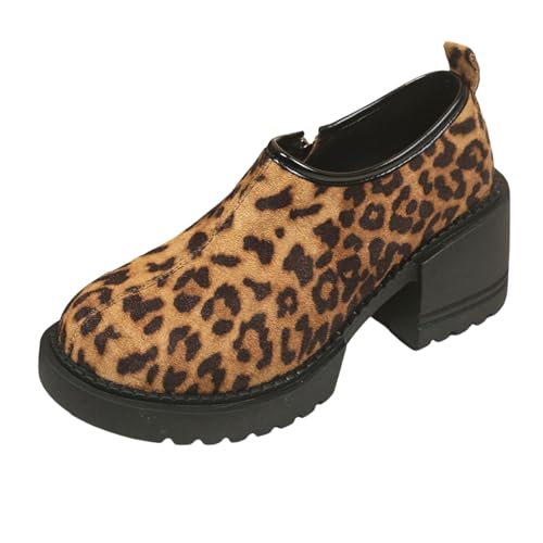MODSGUE Damen Leo Slipper Low-Top Sneaker Stiefel Leopardenmuster Boots Freizeit Booties Ritterstiefel Kurzschaft Winterboots Stiefeletten Mit Blockabsatz MODSGUE Damen Leo Slipper Low-Top Sneaker Stiefel Leopardenmuster Boots Freizeit Booties Ritterstiefel Kurzschaft Winterboots Stiefeletten Mit Blockabsatz von MODSGUE