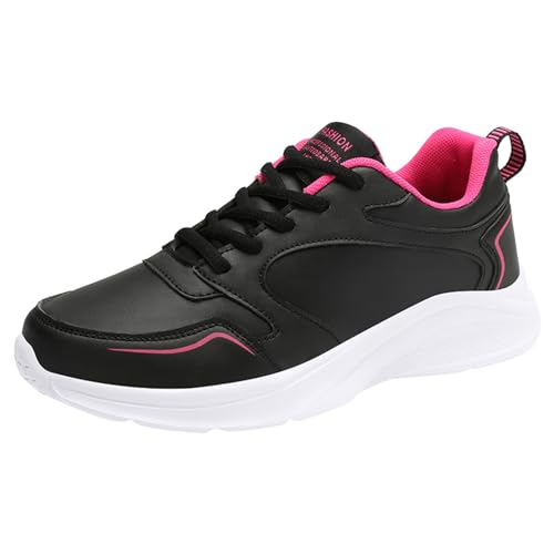 MODSGUE Damen Low Cut Sneaker Einfarbig Brautschuhe Bequem Leichtgewichts Atmungsaktiv Walkingschuhe Runde Zehe Flache Sport Damenschuhe Winter und Herbst Turnschuhe Freizeitschuhe von MODSGUE