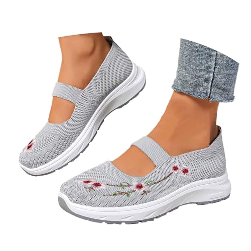 MODSGUE Damen Orthopädische Schuhe Blume Durck Sommerschuhe Sommer Damenschuhe Leichte Walkingschuhe Vermascht Bequeme Sportschuhe Slip On Sneakers Mesh Stoffschuhe MODSGUE Damen Orthopädische Schuhe Blume Durck Sommerschuhe Sommer Damenschuhe Leichte Walkingschuhe Vermascht Bequeme Sportschuhe Slip On Sneakers Mesh Stoffschuhe von MODSGUE